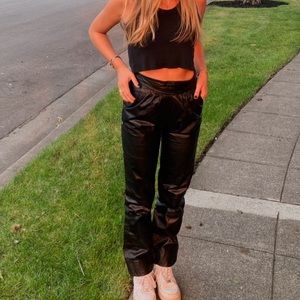 Real Leather Vintage Pants